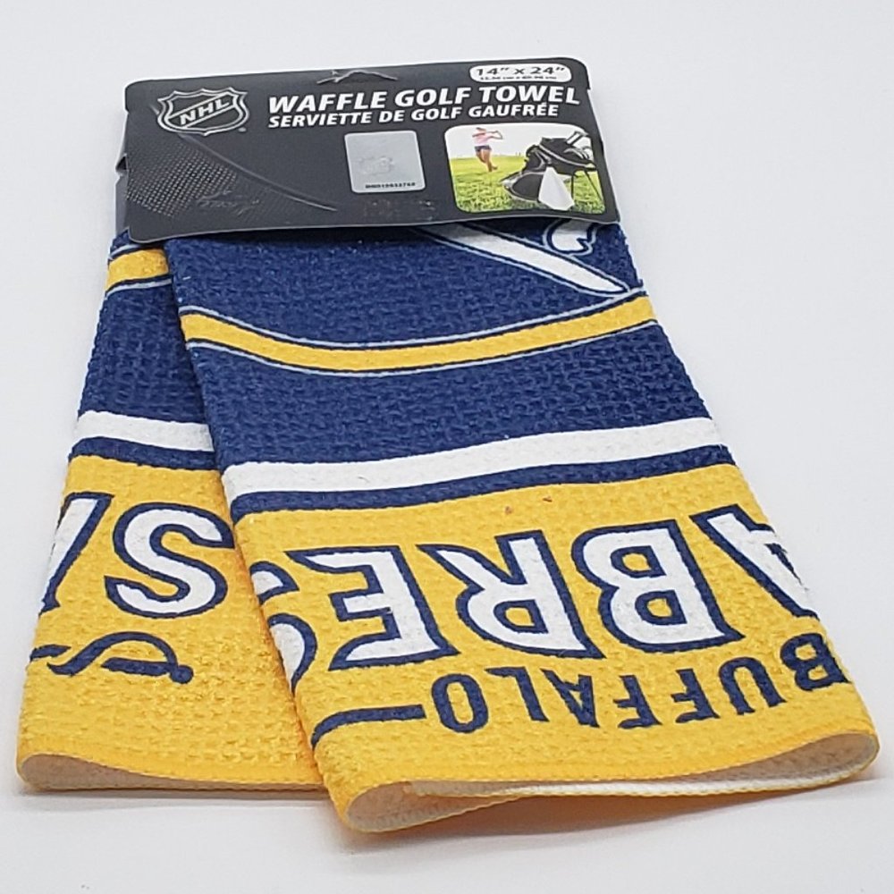 Buffalo Sabres Waffle Golf Towel - 14" x 24"